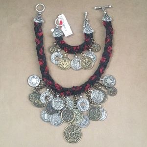 Lucky Brand necklace and bracelet